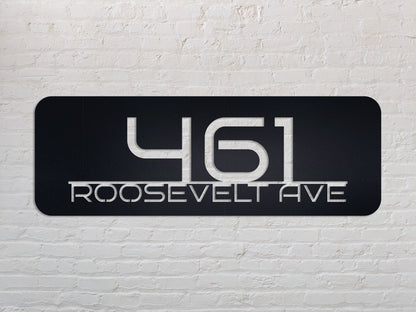Custom Address Sign for House, House Number, Street Sign Plaque, Address Plaque, Metal House Number, Personalized Address Signs