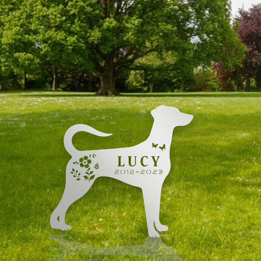 Dog Memorial Sign, Custom Photo Available, Color Options, Dog Garden Stake Sign, Pet Loss Gift,  Dog Grave Marker, Dog Lover Gift