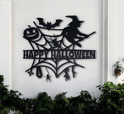 Personalized Halloween Metal Wall Art, Halloween Party Decor, Halloween Outdoor Indoor Decorations, Scary Halloween Signs, Halloween Gift