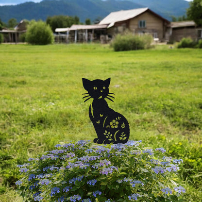 Custom Metal Cat Memorial Sign, Create Your Own Cat Sign, Color Options, Cat Grave Marker, Garden Stake Sign, Pet Loss Gift,  Cat Lover Gift