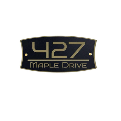 Premium Metal House Address Sign, Quality Two Layers of Metal Plate, Modern Custom House Number Plaque, Personalized Outdoor Address Plaque