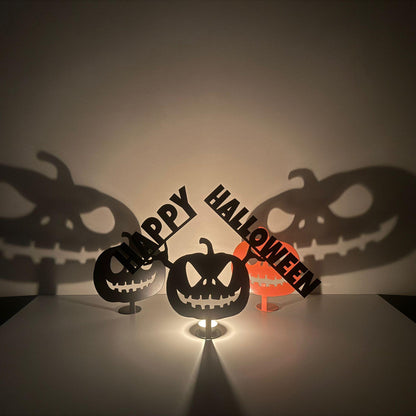 Custom Metal Jack O Lantern Desktop, Personalized Halloween Pumpkin Sign, Spooky Desk Decor, Metal Pumpkin Office Art, Pumpkin tabletop