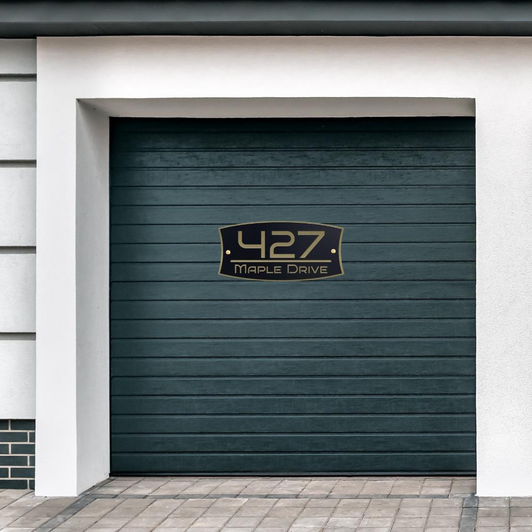 Premium Metal House Address Sign, Quality Two Layers of Metal Plate, Modern Custom House Number Plaque, Personalized Outdoor Address Plaque