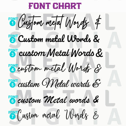 Better Together Metal Sign, Custom Wedding Sign, Wedding Backdrop Sign, Your Custom Text, Perfect Gift for the Couple, Custom Font Options