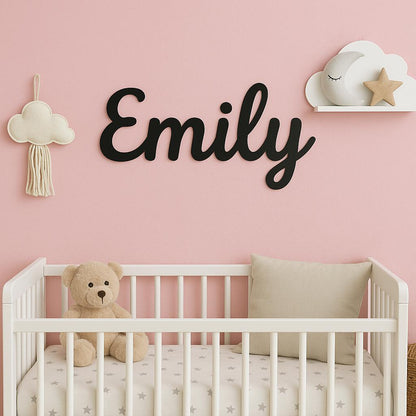 Custom Metal Name Sign Personalized Metal Word Sign for Nursery, Wall Decor, Metal Letters, Baby Nursery Name Sign, Your Custom Text